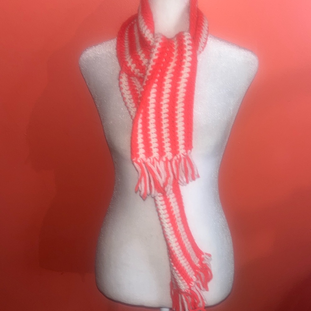 5/$10. Yarn crochet scarf